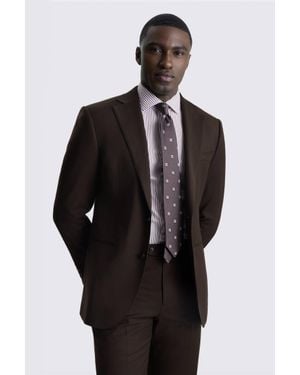 Moss Tailored Performance Twill Suit Suit Jacket - Black