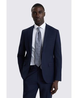 Moss performance slim Slim Fit Ink Performance Suit Jacket - Blue