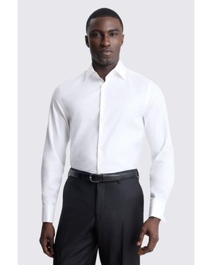Moss Premium Tailored Fit Twill Shirt - White