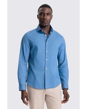 Moss Light Denim Shirt - Blue