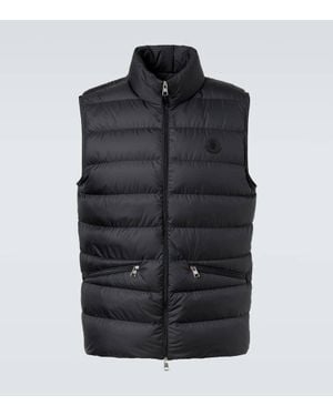 Moncler Gilet Imbottito Treompan - Nero