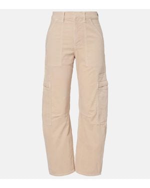 Citizens of Humanity Marcelle Cotton Corduroy Cargo Pants - Natural
