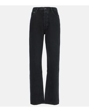 Agolde '90S Pinch Waist Long High-Rise Straight Jeans - Blue
