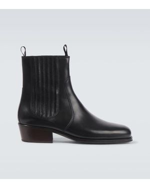 Lemaire Chelsea Boots Aus Leder - Schwarz