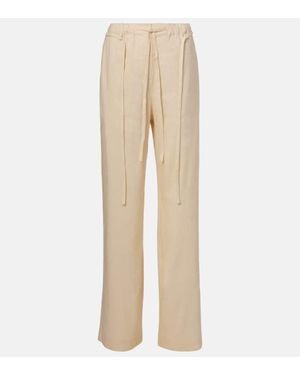 Proenza Schouler Label Gerade Hose Magnus - Natur