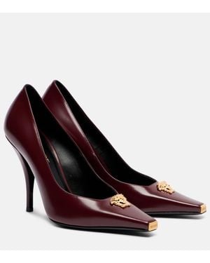 Versace Pumps La Medusa 105 Aus Leder - Rot