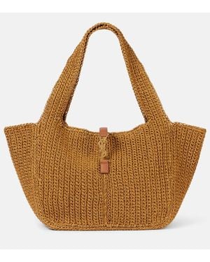 Saint Laurent Tote Le 5 A 7 Bea Large - Braun