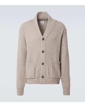 Allude Wool And Cashmere Cardigan - Natural