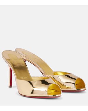 Mules Christian Louboutin pour femme Reductions en ligne jusqu a 40 Lyst