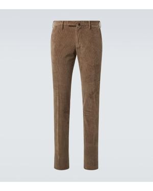 Slowear Chinohose Aus Baumwoll-Cord - Braun