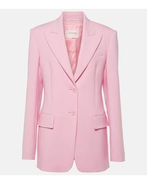Sportmax Zermat Wool-Blend Blazer - Pink
