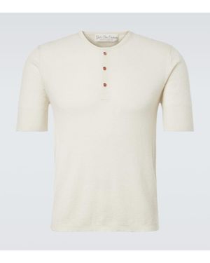 God's True Cashmere Camicia Henley - Bianco