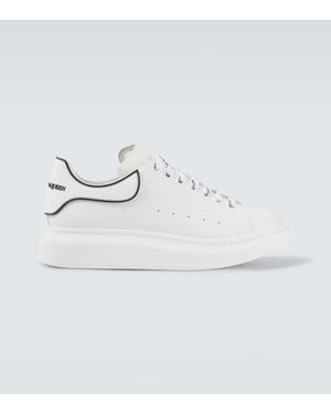 McQueen Sneakers Oversized Aus Leder - Weiß