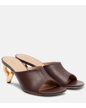 JW Anderson Sandali Stitch - Marrone