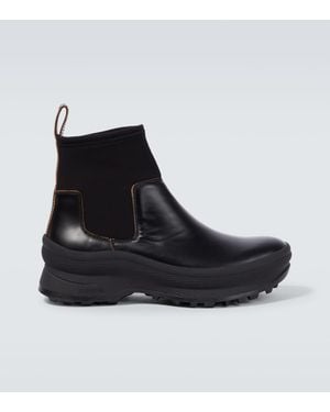 Jil Sander Stivaletti Chelsea - Nero