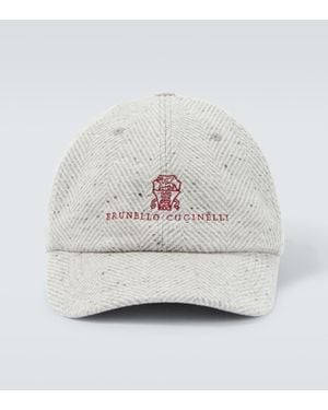 Brunello Cucinelli Cappello Da Baseball - Bianco