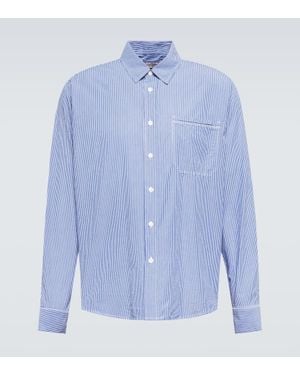 Orlebar Brown Camicia Grass Bog - Blu