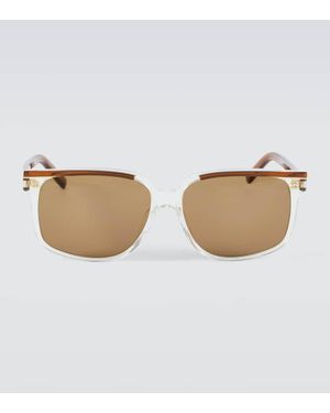 Saint Laurent Occhiali Da Sole Oversize - Bianco