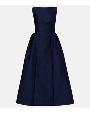 Roland Mouret Robe Midi - Bleu