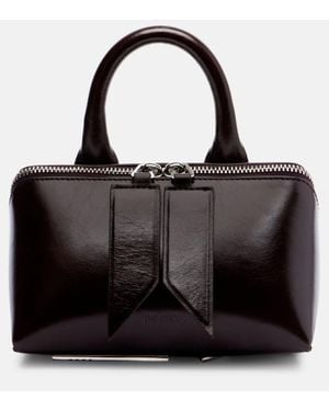 The Attico Schultertasche Friday Mini Aus Leder - Schwarz