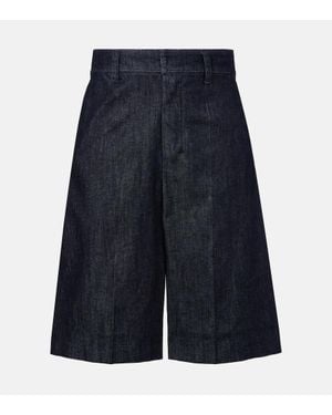 Max Mara Bermudas Frank En Denim - Azul