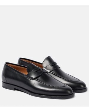 Loro Piana Mocasines Sergio De Piel - Negro