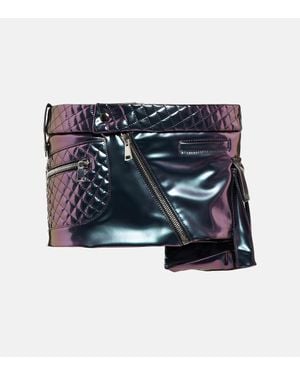 LAQUAN SMITH Pvc Miniskirt - Blue