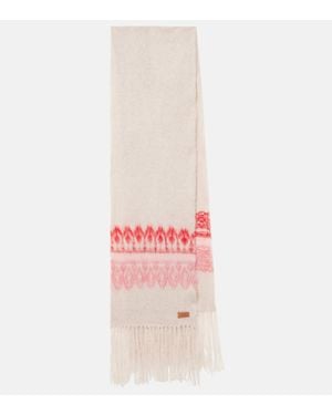Isabel Marant Schal Dayna Aus Einem Wollgemisch - Pink
