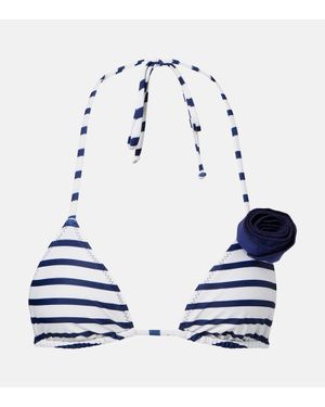 SAME Bikini-Oberteil Rose 90S - Blau