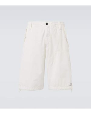 C.P. Company Shorts Aus Baumwolle - Weiß