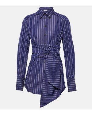 Ferragamo Camicia Con Fusciacca - Blu