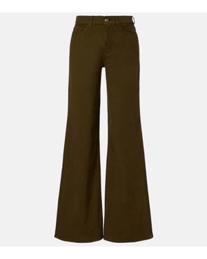 7 For All Mankind Jeans Anchos Lotta - Verde