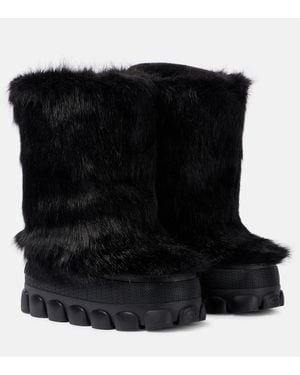 Goldbergh Schneestiefel Fun Aus Faux Fur - Schwarz