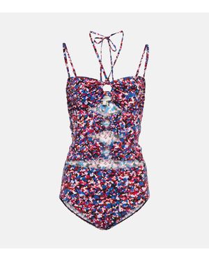 Isabel Marant Costume Intero Stiza Con Stampa - Viola