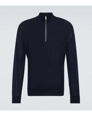 ZEGNA Pullover Aus Wolle - Blau