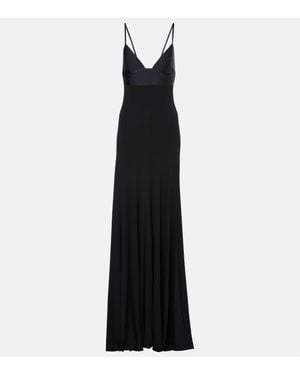 Jacquemus Spallina Jersey Gown - Black