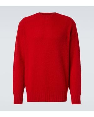 Sunspel Wool Sweater - Red