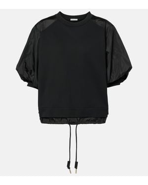 Moncler Cotton Jersey T-Shirt - Black