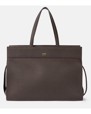 KHAITE トートバッグ Cate Bag in Black Leather – KHAITE