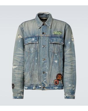 Amiri Jeansjacke Vintage Pegasus - Blau