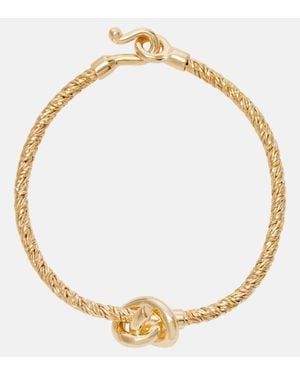 Bottega Veneta Knot-Plated Sterling Bracelet - Metallic