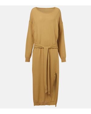 Lemaire Midikleid Aus Baumwolle - Natur