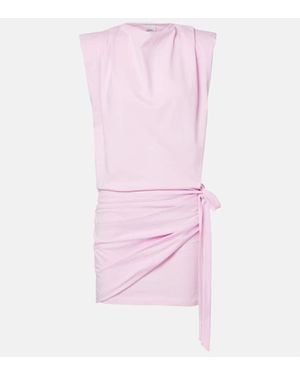 Isabel Marant Minikleid Marielle Aus Baumwoll-Jersey - Pink
