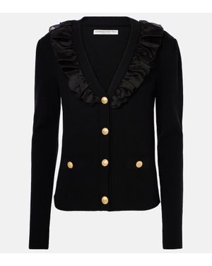 Alessandra Rich Cardigan Aus Wolle Und Kaschmir - Schwarz