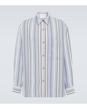 King & Tuckfield Striped Shirt - Blue