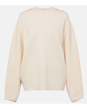 Tシャツ・カットソー CAMILLA AND MARC Ivory Wool Blend Ash Oversize Sweater Camilla and Marc Ash Crewneck | David Jones