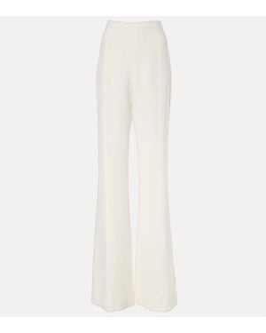 Costarellos Rimi High-Rise Flared Pants - White