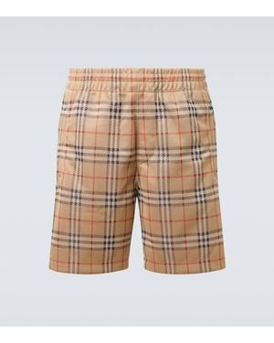Burberry Shorts Check - Natur