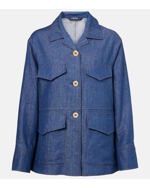 Max Mara Gerla Linen Jacket in Natural | Lyst Max Mara Gerla Linen Jacket in Natural | Lyst