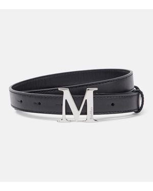 ベルト Max Mara SS25 BELTLOOP25 - Leather belt (2514501052600 004) Max Mara Beltloop25 Leather Belt in Black | Lyst
